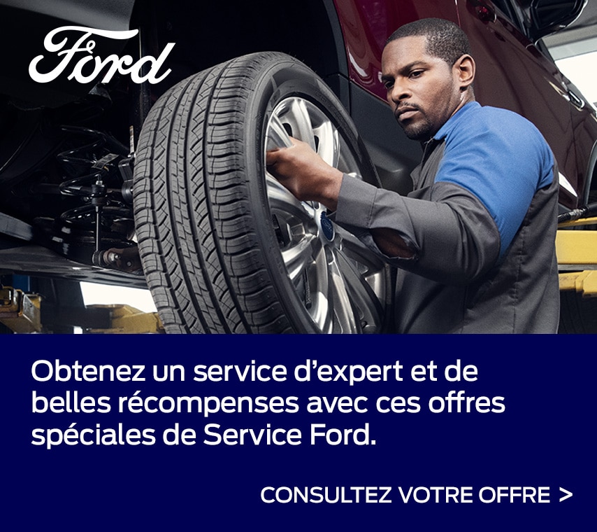Consultez les offres de Service Ford. Titre : Obtenez un service d’expert et de belles récompenses avec ces offres spéciales de Service Ford. Consultez votre offre