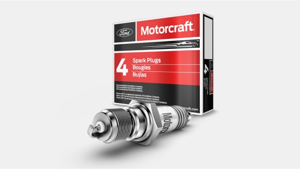 Bujía con caja Motorcraft.
