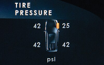 Tire Pressure Monitor display panel