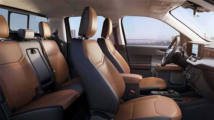 The interior of the Maverick® pickup.